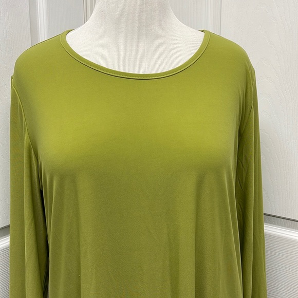 ANTTONY Original New Solid Green Pullover Tunic Top XL - Picture 2 of 10